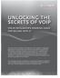 UNLOCKING THE SECRETS OF VOIP