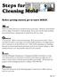 Steps for Cleaning Mold