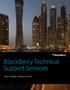 BlackBerry Technical Support Services