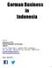 German Business in Indonesia