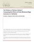 CWED. Ten Dollars or Thirteen Dollars? Comparing the Effects of State Minimum Wage Increases in California POLICY BRIEF