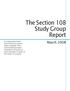 The Section 108 Study Group Report