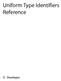 Uniform Type Identifiers Reference