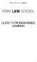 GUIDE TO PROBLEM-BASED LEARNING