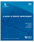 A GUIDE TO SERVICE IMPROVEMENT