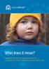 What does it mean? A guide for families and carers about how the Department for Child Protection helps keep children safe