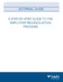 EXTERNAL GUIDE A STEP-BY-STEP GUIDE TO THE EMPLOYER RECONCILIATION PROCESS