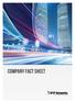 Company Fact Sheet 1
