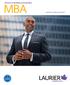 SCHOOL OF BUSINESS & ECONOMICS MBA WILFRID LAURIER UNIVERSITY