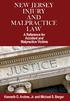 NEW JERSEY INJURY AND MALPRACTICE LAW