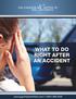 WHAT TO DO RIGHT AFTER AN ACCIDENT