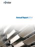 Annual Report 2014. About Nyrstar 01. Key figures 02. Chairman & CEO Statement 04. Nyrstar Board of Directors 06