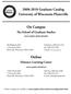 On Campus. The School of Graduate Studies. www.uwplatt.edu/gradstudies