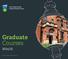 Graduate Courses 2014/15. Learn today Lead tomorrow