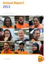 Annual Report 2013. Moving forward