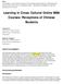 Learning in Cross-Cultural Online MBA Courses: Perceptions of Chinese Students