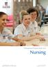 Undergraduate Program Guide 2016. Nursing