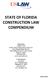 STATE OF FLORIDA CONSTRUCTION LAW COMPENDIUM