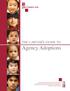 Agency Adoptions THE LAWYER S GUIDE TO SEPTEMBER 2009
