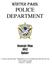 WINTER PARK POLICE DEPARTMENT. Strategic Plan 2012 Update