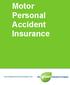 Motor Personal Accident Insurance