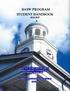 BASW PROGRAM STUDENT HANDBOOK 2014-2015