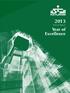 Annual Report. Year of Excellence