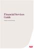Financial Services Guide. Westpac Financial Planning