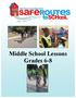 Middle School Lessons Grades 6-8