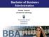 Bachelor of Business Administration. Online Tutorial Academic Advising