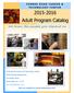 2015-2016 Adult Program Catalog