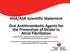 AHA/ASA Scientific Statement Oral Antithrombotic Agents for the Prevention of Stroke in Atrial Fibrillation