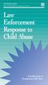 Law Enforcement Response to Child Abuse