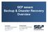 SEP sesam Backup & Disaster Recovery Overview