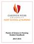 Master of Science in Nursing Student Handbook
