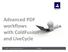 Advanced PDF workflows with ColdFusion