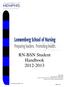 RN-BSN Student Handbook 2012-2013