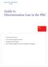Guide to Discrimination Law in the PRC