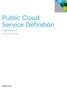 Public Cloud Service Definition