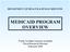 DEPARTMENT OF HEALTH & HUMAN SERVICES MEDICAID PROGRAM OVERVIEW