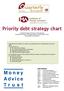 Priority debt strategy chart