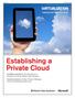 Establishing a Private Cloud