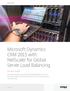 Microsoft Dynamics CRM 2015 with NetScaler for Global Server Load Balancing