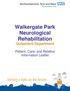 Walkergate Park Neurological Rehabilitation Outpatient Department