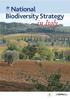 National Biodiversity Strategy. in Italy PALOMBI EDITORI