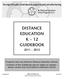 DISTANCE EDUCATION K 12 GUIDEBOOK