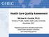 Health Care Quality Assessment