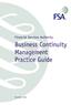 Financial Services Authority. Business Continuity Management Practice Guide