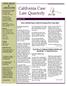 California Case Law Quarterly