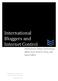 International Bloggers and Internet Control Hal Roberts, Ethan Zuckerman, Jillian York, Robert Faris, and John Palfrey